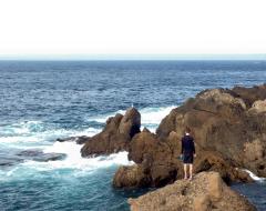 Justin Baumann by the sea Justin Baumann